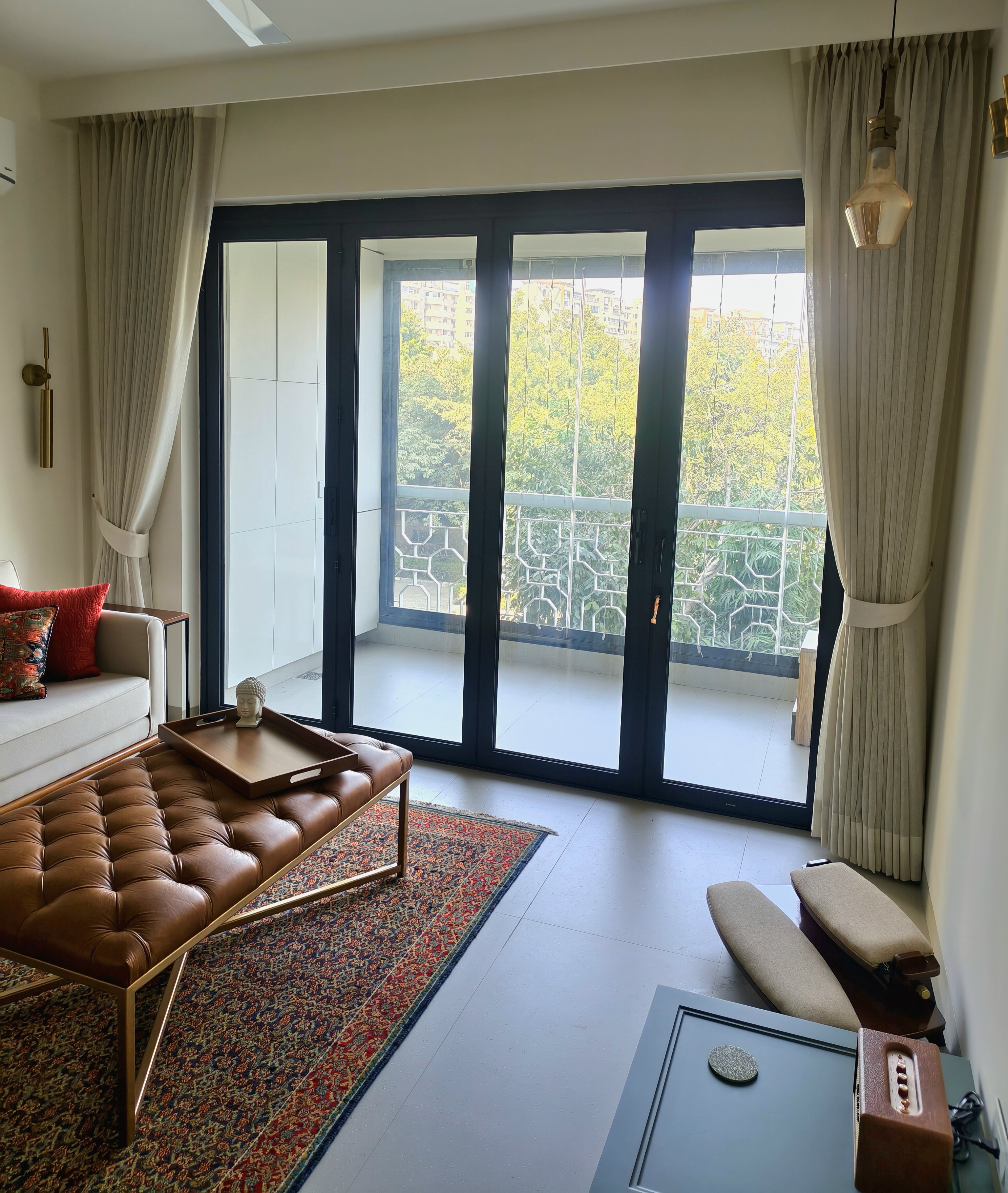 Modern 3BHK apartment interior design